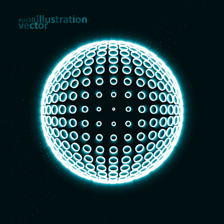 Abstract global icon, graphic design, stylish concept vectorのイラスト素材