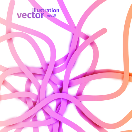 Colorful abstract background, futuristic vector wavy illustration eps10のイラスト素材