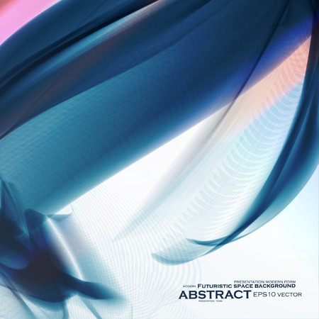 Abstract dynamic background, futuristic wavyのイラスト素材