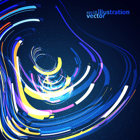 Abstract dynamic backgroundのイラスト素材