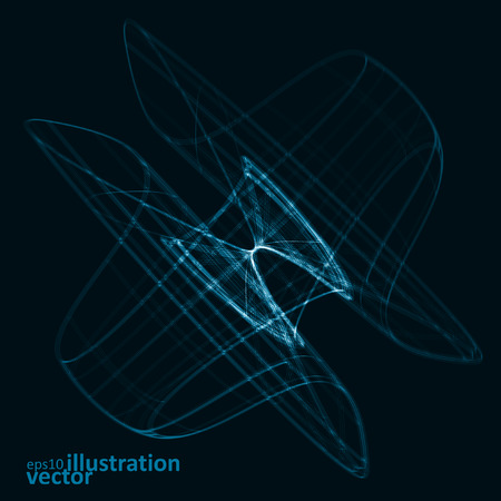 Abstract technology, vector technical drawingのイラスト素材