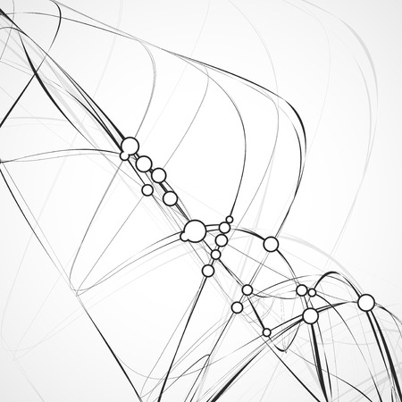 Abstract background, stylish technology illustrationの写真素材