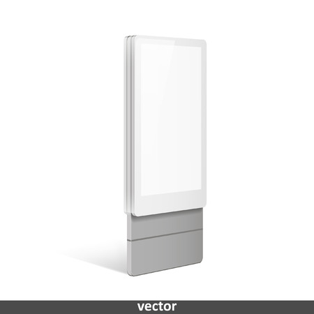 Trade exhibition stand display. Illustration isolated on white background. Graphic concept for your designのイラスト素材