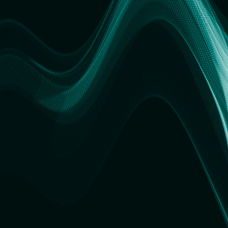Abstract dynamic background, futuristic wavy illustrationの写真素材