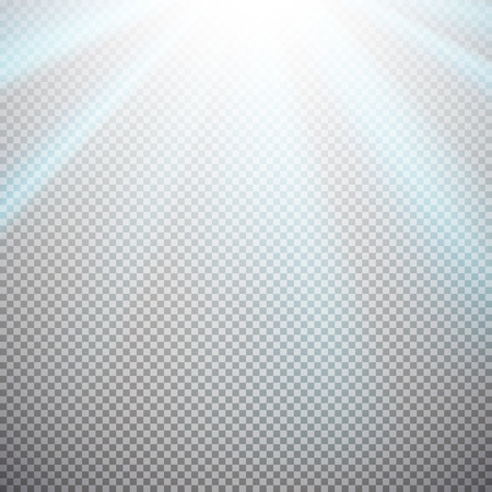 Light effect on transparent background. Graphic concept for your designのイラスト素材