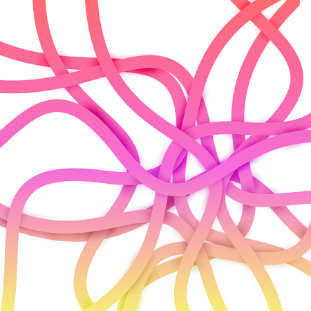 Colorful abstract background, futuristic wavy illustration の写真素材
