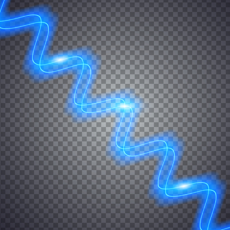 Neon blurry line. Illustration isolated on background. Graphic concept for your designのイラスト素材