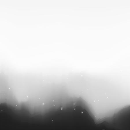 Mountain peaks illustration, Golden glowing lights effects. Graphic concept for your designのイラスト素材