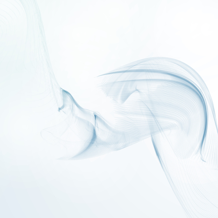 Abstract motion smooth blue, futuristic wavy illustrationの写真素材