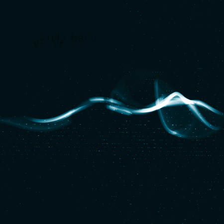 Abstract dynamic background, futuristic wavy illustrationの写真素材