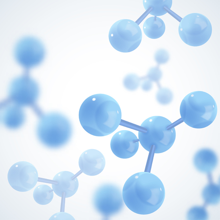 Abstract molecules design. Molecular structure. Graphic illustration for your designのイラスト素材
