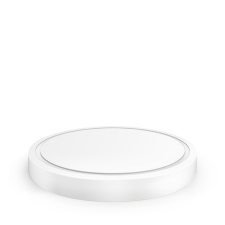 Empty podium. Illustration isolated on white background. Graphic concept for your designの写真素材