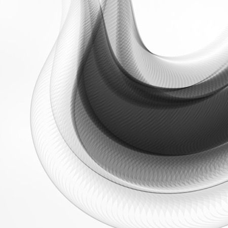 Abstract dynamic background, futuristic wavy illustrationの写真素材