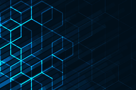 Abstract polygonal space template pattern design.のイラスト素材