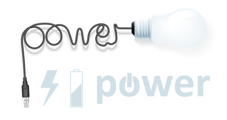 Creative light bulb. Illustration isolated on background. Graphic concept for your designのイラスト素材