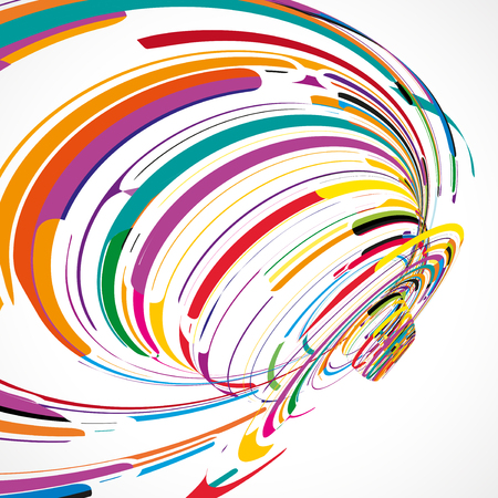 Futuristic abstract shape illustration, technology backgroundの写真素材