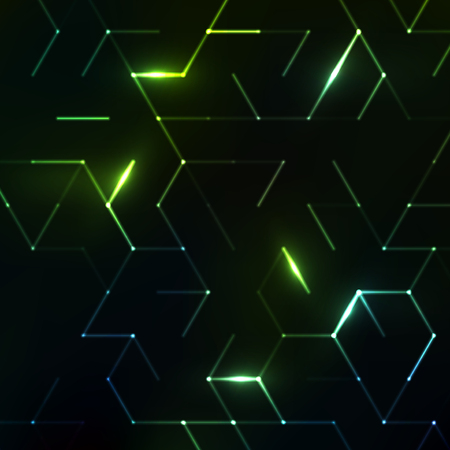 Abstract polygonal space. Background with connecting dots and lines. Graphic concept for your designのイラスト素材