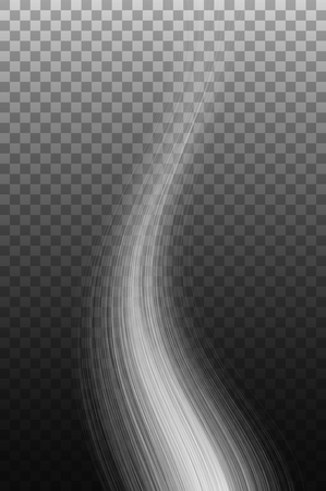 Smoke wave on transparent background. Graphic concept for your designのイラスト素材