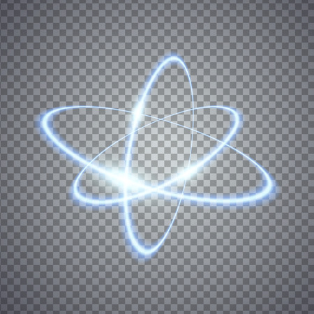 Magic circles light effects. Illustration isolated on transparent background. Graphic concept for your designのイラスト素材