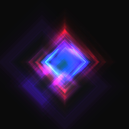 Futuristic abstract background, colorful elements with neon shapes. Graphic concept for your designのイラスト素材