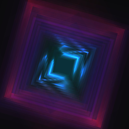 Futuristic abstract background, colorful elements with neon shapes. Graphic concept for your designのイラスト素材