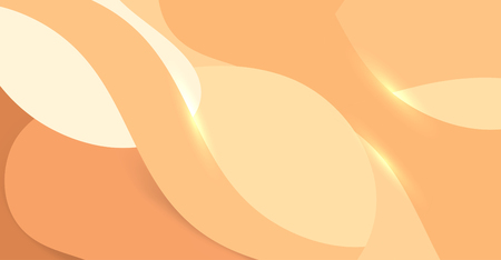 Abstract motion smooth paper with waves and shadowsのイラスト素材