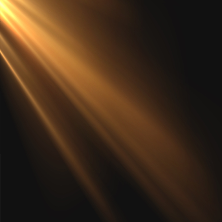 Sun rays light on black background. Graphic concept for your designのイラスト素材