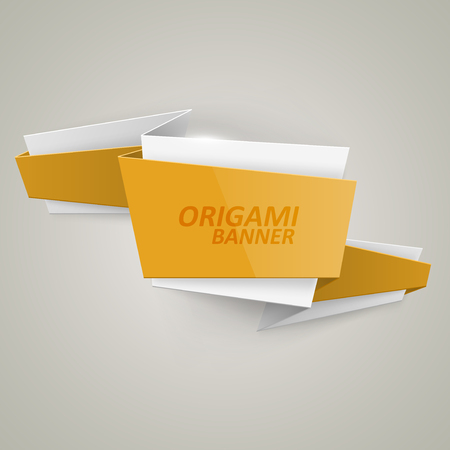 Abstract origami speech bubble for message sign. Graphic concept for your design.のイラスト素材