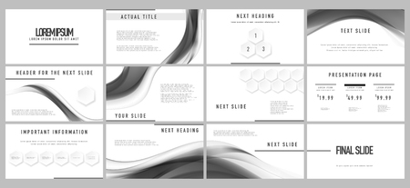 Business presentation template. Graphic concept for your marketing and advertising designのイラスト素材