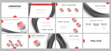 Business presentation template. Graphic concept for your marketing and advertising designのイラスト素材