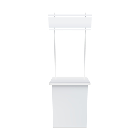 Retail Trade Stand. Illustration isolated on white background. Graphic concept for your designのイラスト素材