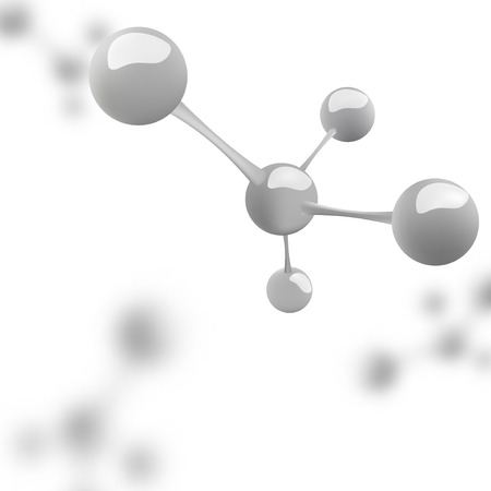 Abstract molecules design. Molecular structure. Graphic illustration for your designのイラスト素材