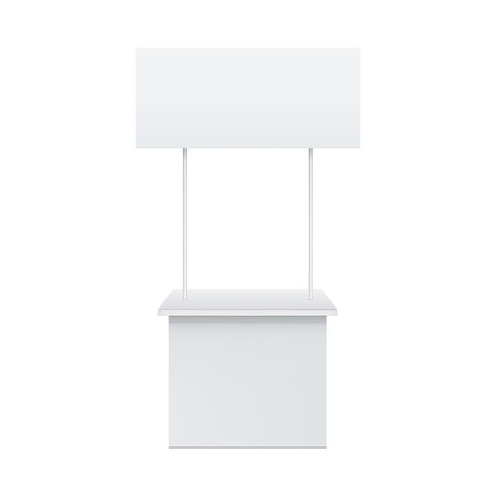 Retail Trade Stand. Illustration isolated on white background. Graphic concept for your designのイラスト素材