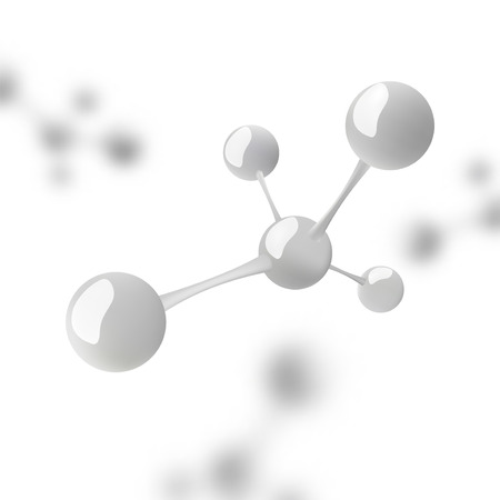 Abstract molecules design. Molecular structure. Graphic illustration for your designのイラスト素材