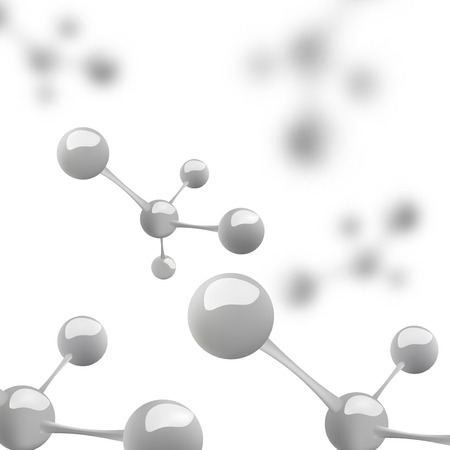Abstract molecules design. Molecular structure. Graphic illustration for your designのイラスト素材