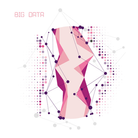 Abstract info graphics visualization.のイラスト素材