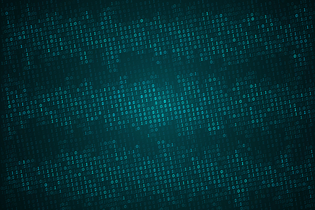Binary computer code background, abstract cyberspace with digital code. Graphic concept for your designのイラスト素材
