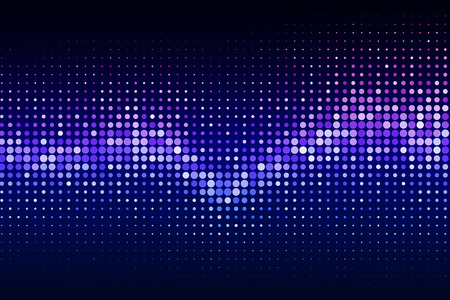 Abstract cyber space environment background. Digital particles grid virtual reality. Graphic concept for your designのイラスト素材