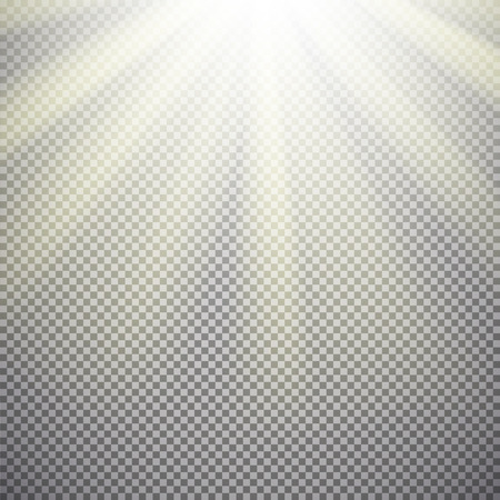 Light effect on transparent background. Graphic concept for your designの写真素材