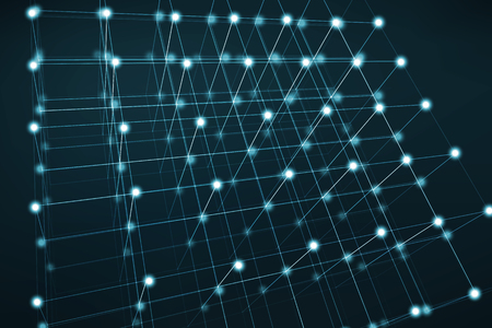 Internet communication, big data. Futuristic network or business representation. Graphic concept for your designのイラスト素材