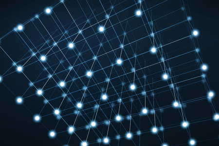 Internet communication, big data. Futuristic network or business representation. Graphic concept for your designのイラスト素材