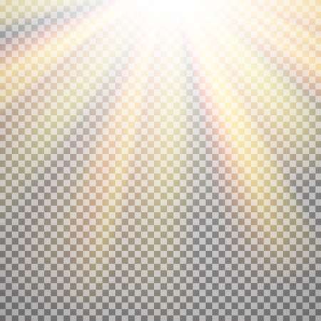 Light effect on transparent background. Graphic concept for your designの写真素材
