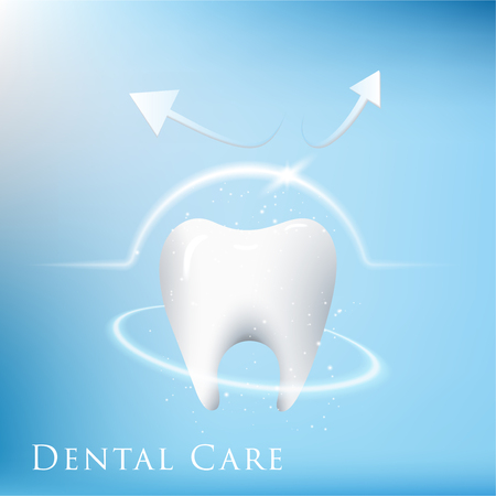Dental care tooth. Graphic concept for your designのイラスト素材
