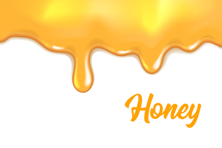 Dripping honey background. Graphic concept for your designのイラスト素材