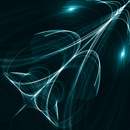 Abstract futuristic background, dark art illustration の写真素材