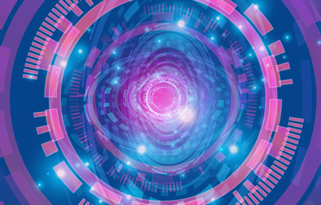 Abstract technology background. Digital innovation concept for your design.のイラスト素材