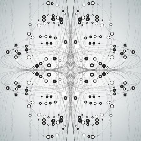 Abstract stylish background, technology illustrationの写真素材