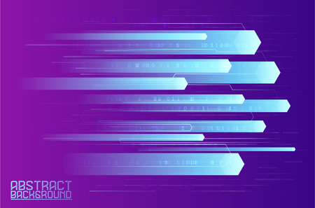 Abstract information technologies. Big data code representation. Futuristic network or business analytics. Graphic concept for your designのイラスト素材