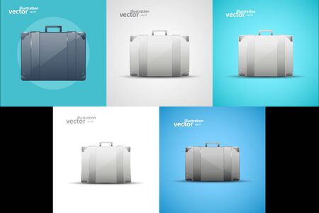 Business briefcase, modern icon, graphic design stylish conceptのイラスト素材