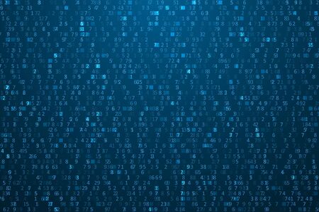 Abstract technology background. Digital computer code. Data transfer concepts in internet. Graphic...